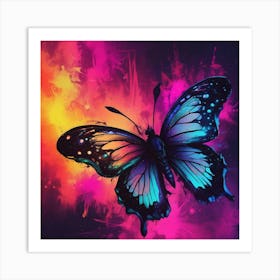 Butterfly Painting 225 Art Print