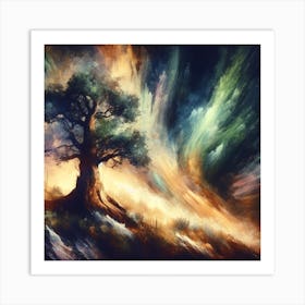 Lone Tree 1 Art Print