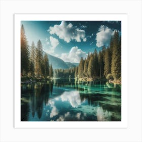 Lake - Lake Stock Videos & Royalty-Free Footage 5 Art Print