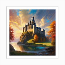 Hogwarts Castle 11 Art Print