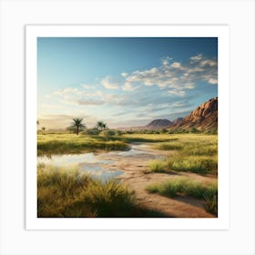 Desert Landscape Art Print