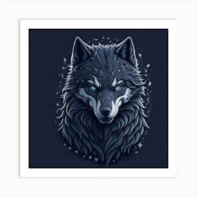 Grey Wolf 2 Art Print