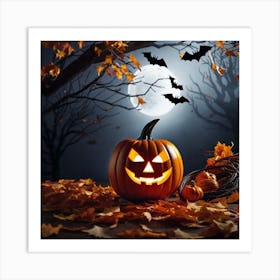 Halloween Pumpkin 5 Art Print