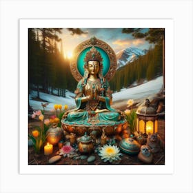 Avalokiteśvara 1 Art Print