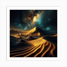 Desert Landscape 14 Art Print