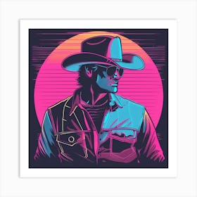 Cowboy 13 Art Print
