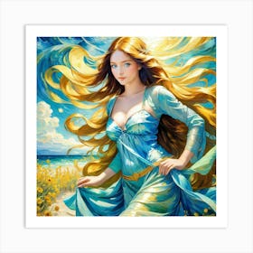 Mermaid fyh Art Print