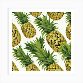 Pineapples 2 Art Print