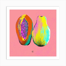 Food Papaya Art Print