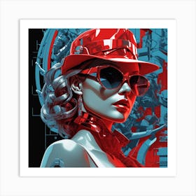 Sci-Fi Girl Art Print