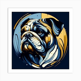 Bulldog 02 Art Print