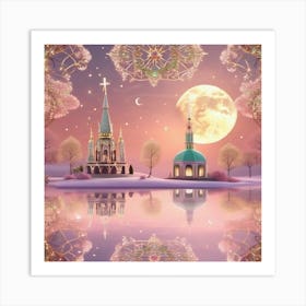 Moon In The Sky Art Print