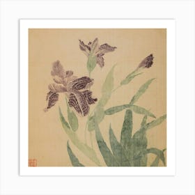 Iris Painting Art Print