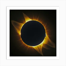 Solar Eclipse 3 Art Print