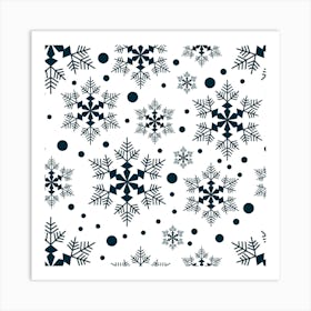 Snowflakes Art Print