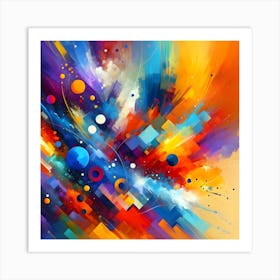 Modern Abstract Painting Art Print