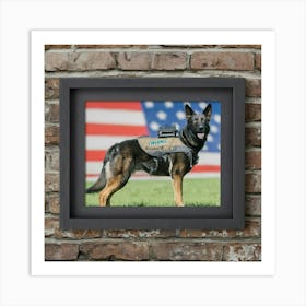 The K9 On My Wall Art Print