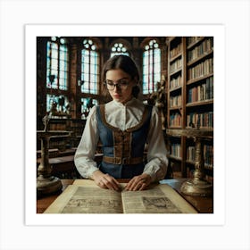 The Young Librarian 58 Art Print