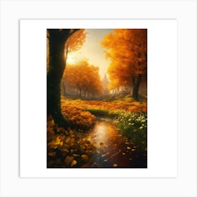 Autumn In The Forest Art Print