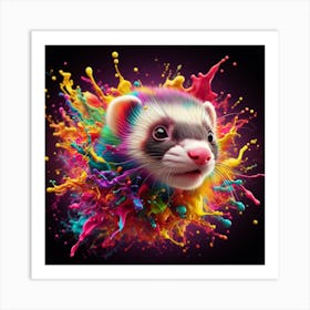 Ferret 2 Art Print