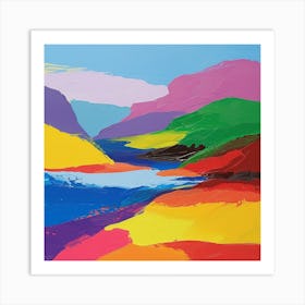 Abstract Travel Collection Grenada 2 Art Print