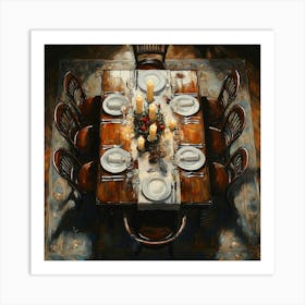 Dinner Table Art Art Print