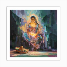 Mexican Goddess Art Print