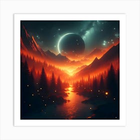 Ethereal Landscape 1 Art Print