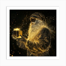 Christmas Santa Art Print