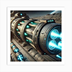 Energy Based Plasma Cannons Art Print