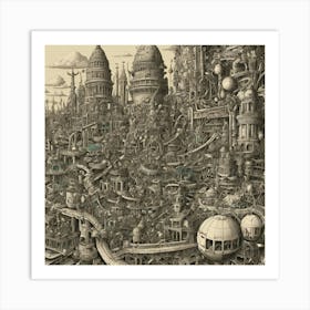 City In The Sky Art Print