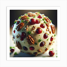 Cranberry Ball Art Print