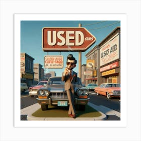 Used Cars 9 Art Print