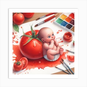 Tomato Baby 1 Art Print