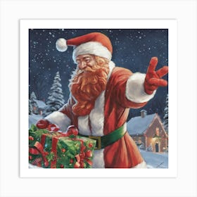 Santa Claus 9 Art Print