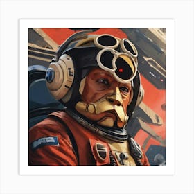Star Wars X-Wing Pilot Art Print