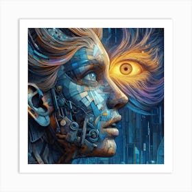 Woman'S Eye Art Print