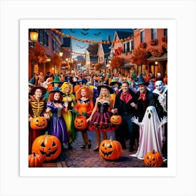 Halloween Festival Art Print