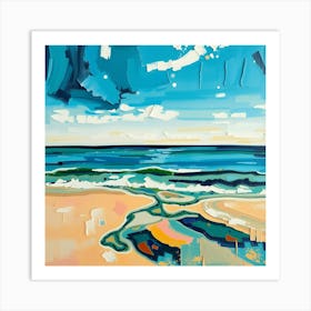 Sand And Surf Art Print