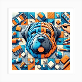 Shar-Pei 10 Art Print