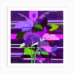 Purple Profusion Art Print