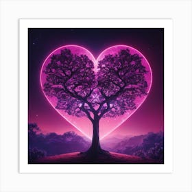 Heart Tree 16 Art Print