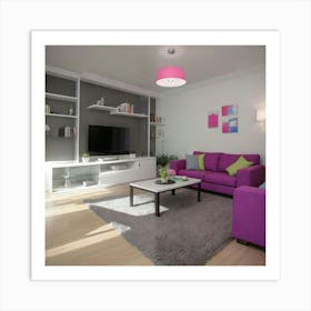 Livingroom Design Art Print