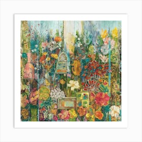 Garden Of Flowers Art Print