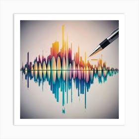 Sound Wave 2 Art Print