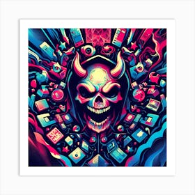 Evil Creature Art Print