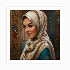 Muslim Woman Art Print