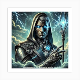 Warden Aethon Portrait 1 Art Print