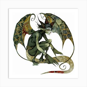 Devil in the Middle Ages - 4 Art Print