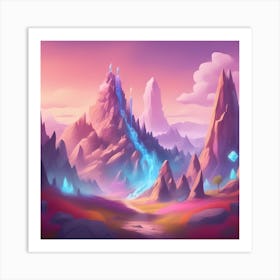 ROCK CANDY MOUNTAIN Art Print